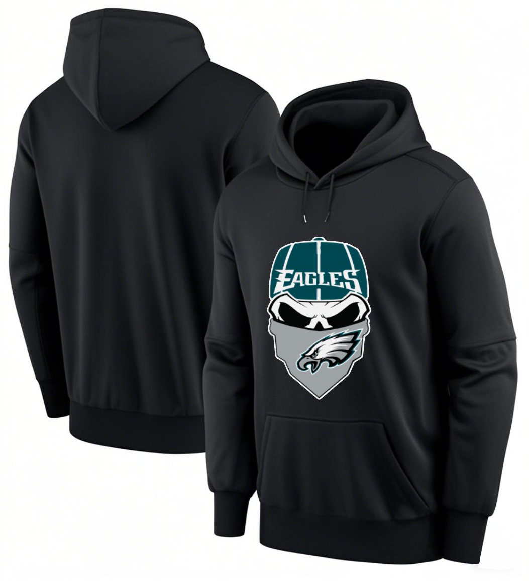 Men 2025 Philadelphia Eagles black hoodie style 23->philadelphia eagles->NFL Jersey